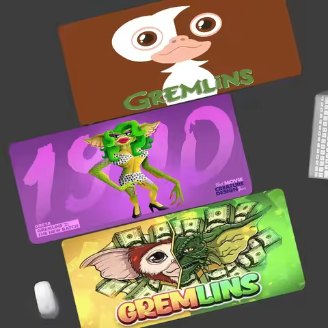 G-Gremlins Gizmo Monster Cute Natural Rubber Gaming Mousepad Desk Mat Size For Game Keyboard Pad For Gamer