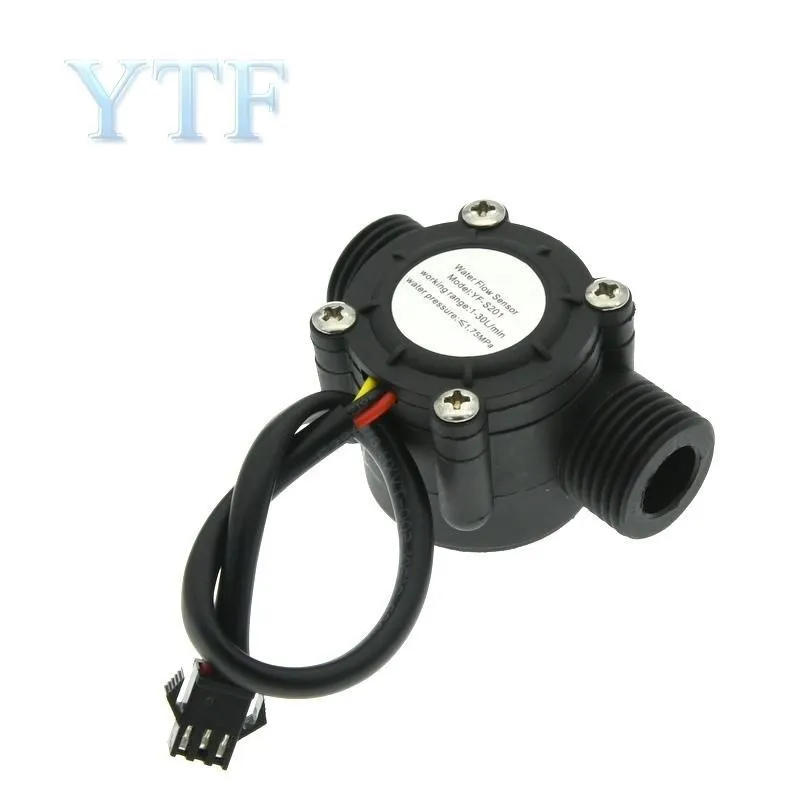 Water Flow Sensor Counter Meter FS300A  1-60L/min G3/4 DC 5-24V  