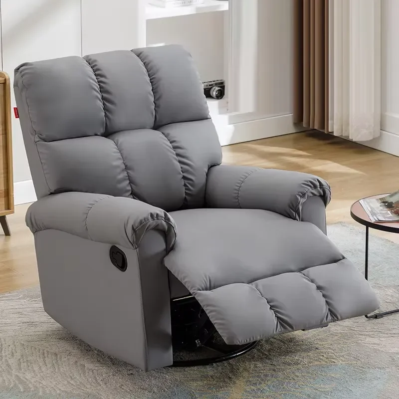 Modern Orange Electric Recliner Sofa Luxury Home Theater Cinema Seat Comfortable Living Room Furniture Chair for Movie Night