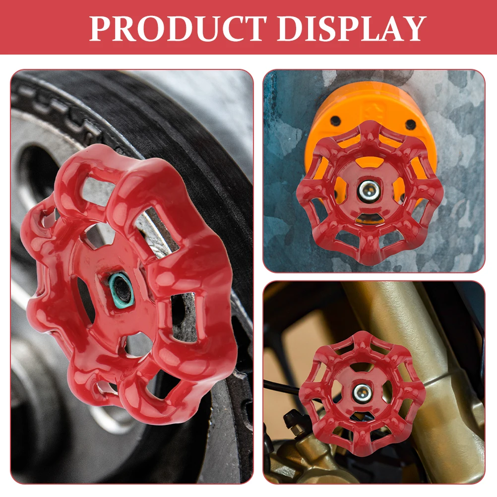 

2Pcs H Shutoff Fitting Spigot Gas Outside Faucet Iron Wheel Gate Valve H Metal Replacement Part