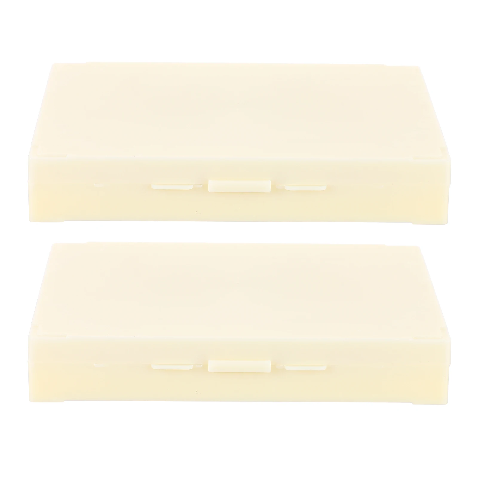 

2 шт., ящик для хранения предметных стекол для микроскопа из АБС-пластика с пронумерованными неглубокими отделениями, контейнер-держатель для предметных стекол для аккуратного рабочего пространства, заказная композиция