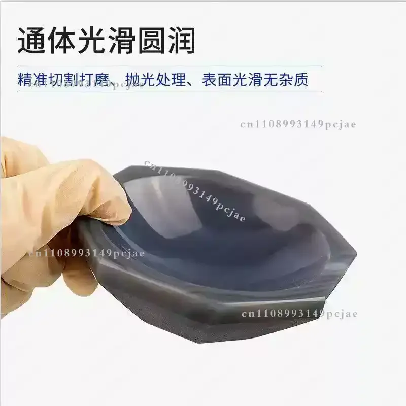 Natural Agate Mortar and Pestle Set - Laboratory Ball Mill Grinding Jar, Inner Diameter