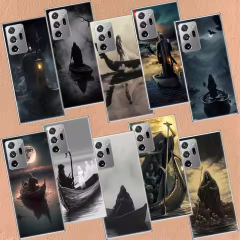 Hell Styx Ferryman Phone Case For Samsung Galaxy A02S A12 A22 A32 A52S A52 A72 A03S A13 A23 A33 A53 A73 S9 S8 S7 A90 A80 A42 Cov