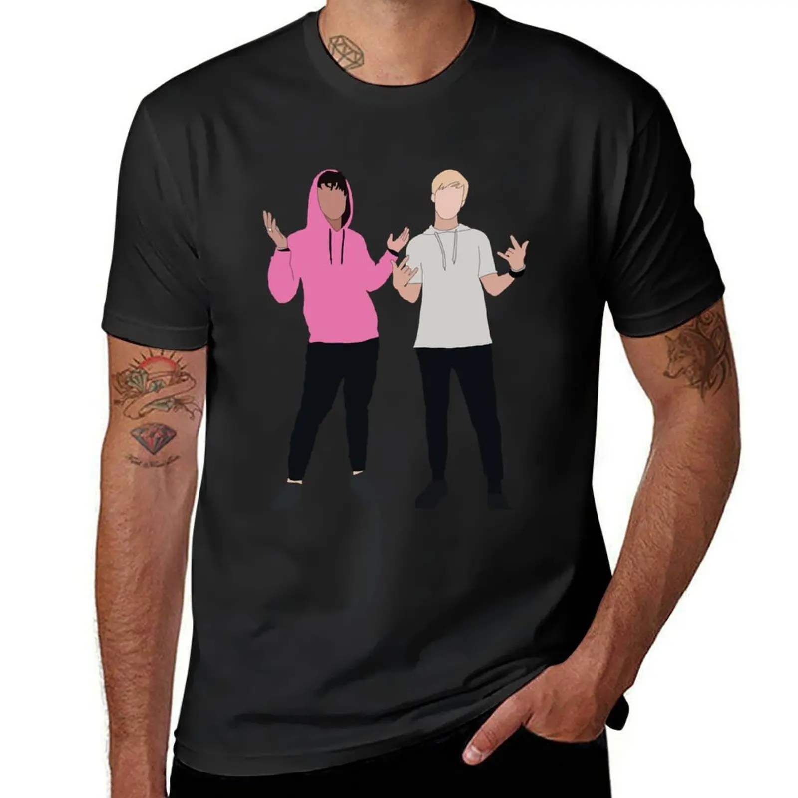 Sam and Colby T-Shirt plus sizes customizeds heavyweights summer tops mens graphic t-shirts funny