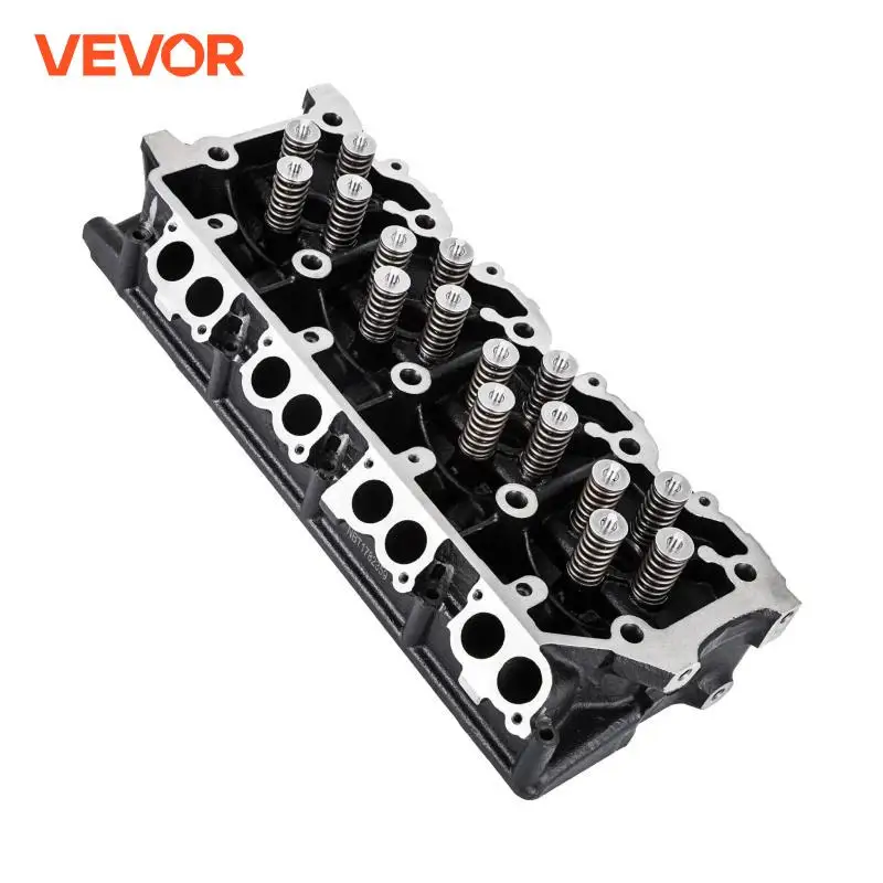 VEVOR Cylinder Head Assembled, Engine Cylinder Head Assembly Replacement 6.4L, Cast Iron Cylinder Head Fit for 08-10 Ford F250