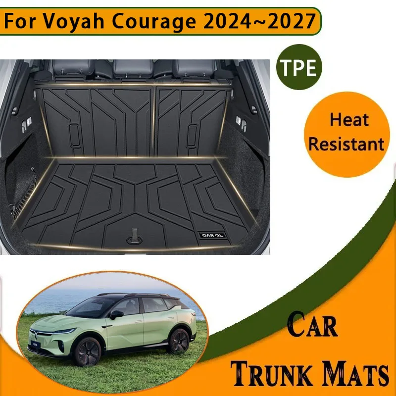 

Car Cargo Cover For Voyah Courage 2024 2025 2026 2027 Waterproof Carpets Rear Trunk Mat Storage Pad Cargo Liner Auto Accessories