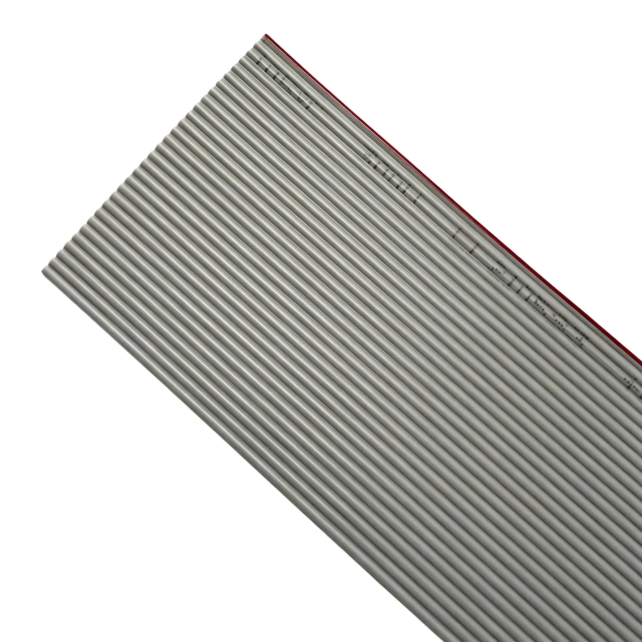 1/3/5M 6/8/10/12/14/16/18/20/24/26/34/40P 1.27mm Pitch Gray Red Edge Flat Ribbon Cable 28AWG For 2.54mm FC IDC DuPont Connector