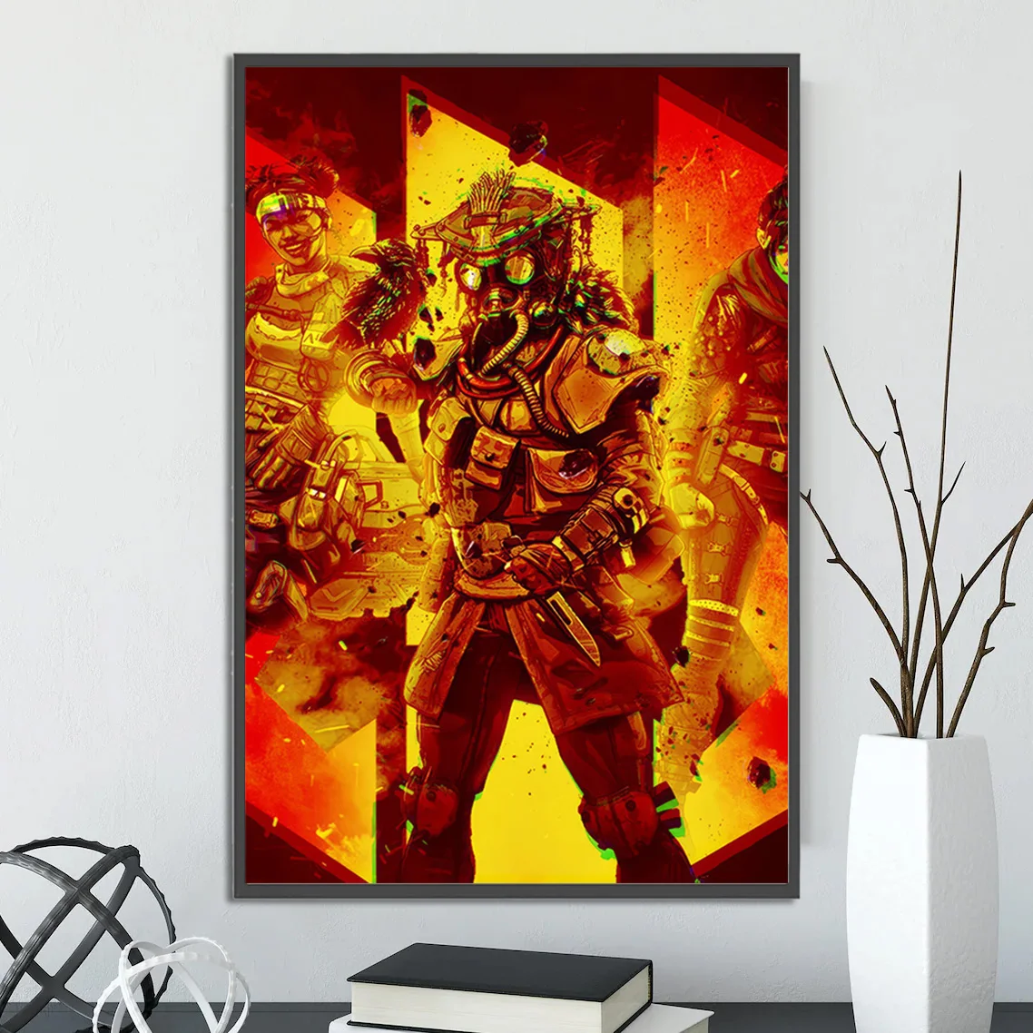 APEX GAME Self-adhesive Poster Figures Home Decoration Painting Wall Art Computer Room WRAITH Wallpaper Decor BLOODHOUND Gift