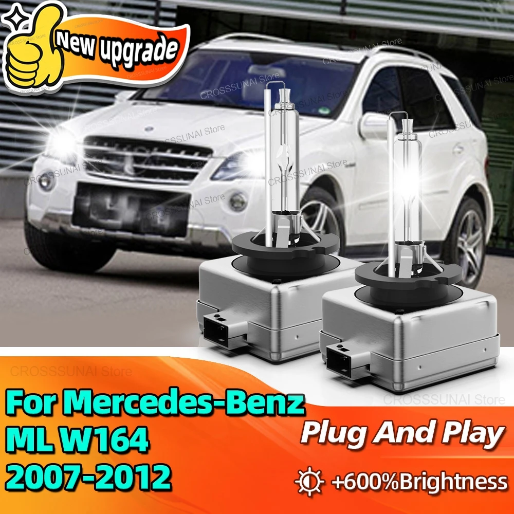 6000K D1S Żarówki samochodowe ksenonowe HID 10000 lm Jasna lampa samochodowa do Mercedes-Benz ML W164 2007 2008 2009 2010 2011 2012