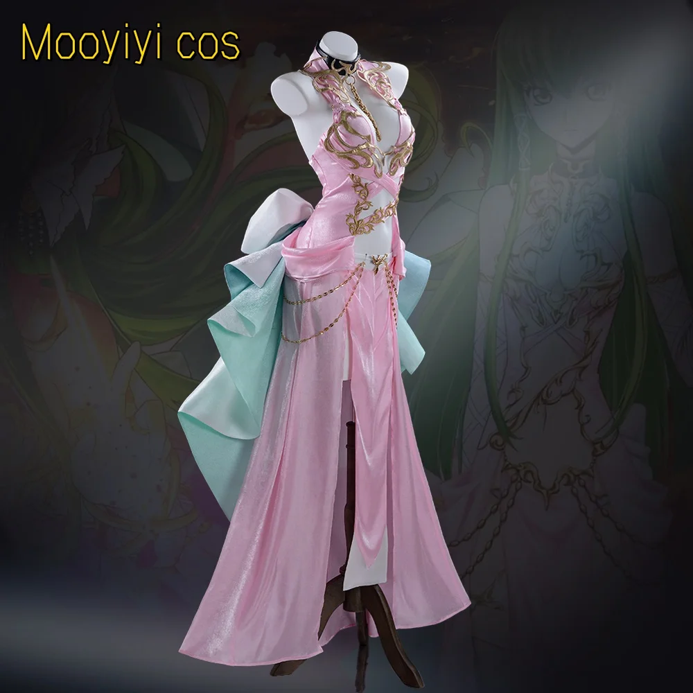2025 New Mooyiyi cos CC 코스프레 의상 할로윈 크리스마스 역할 놀이 C Geass 섹시한 드레스 S-XXL 기념일 스페셜 드레스