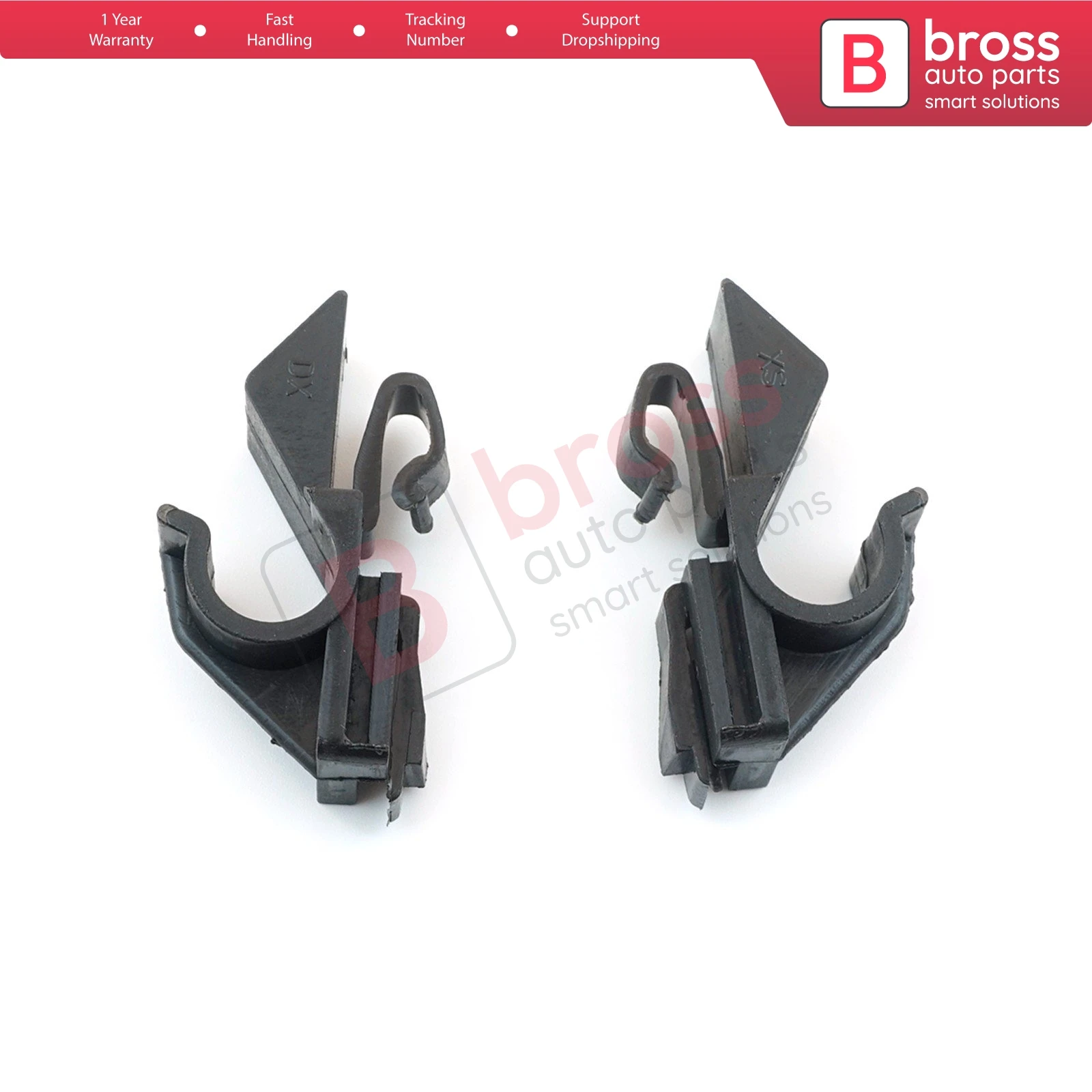 BSP979 Car Rear Parcel Hanger Shelf Trunk Shelves Clamping Clips 71719952 for Fiat Doblo Fiorino Punto Stilo Nemo Bipper Ypsilon