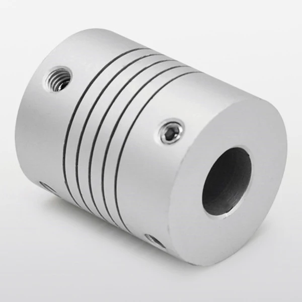 6Mm To 8Mm Shaft Coupling 25Mm Length 18Mm Diameter Stepper Motor Coupler Aluminum Alloy Joint Connector For 3D Printer CNC Mach