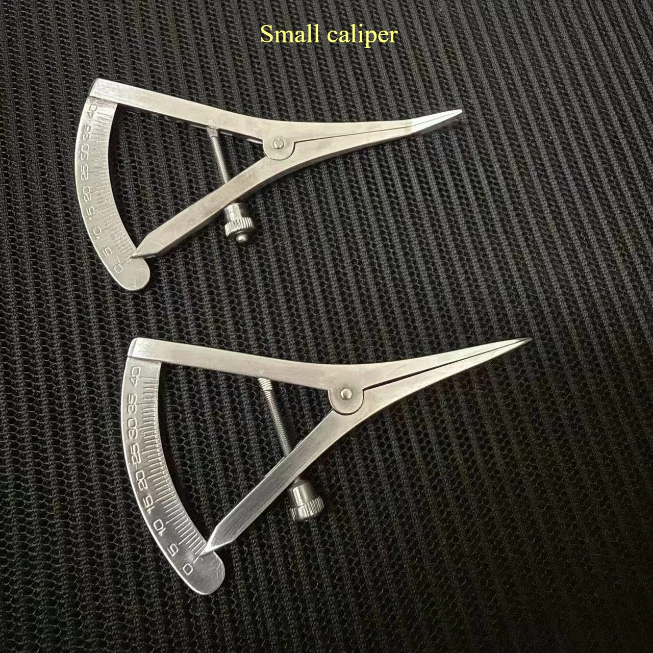 Dental Implant Ridge Measuring Caliper (Triangular/Vernier) – Stainless Steel – Straight & Angled Tips