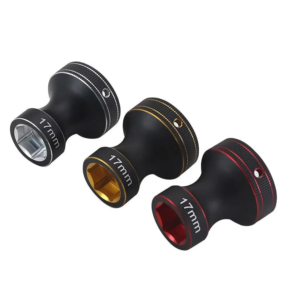 Aluminum Alloy 7075 17mm Wheel Hex Nut Socket Wrench Tool For 1/8 Rc Car Monster Truck Track X-maxx Summit E-revo Arrma Dhk