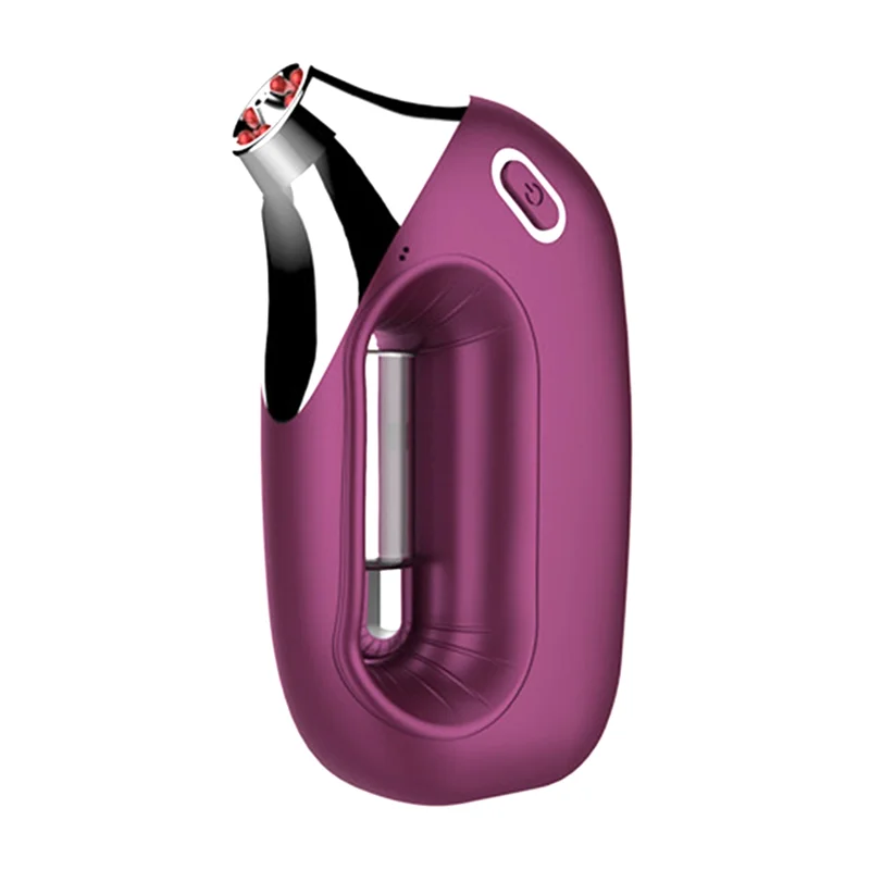 ABUD-Handheld Oxygen Injection Facial Skin Moisturizing Mist Airbrush Portable Mini Oxygen Cylinder Red