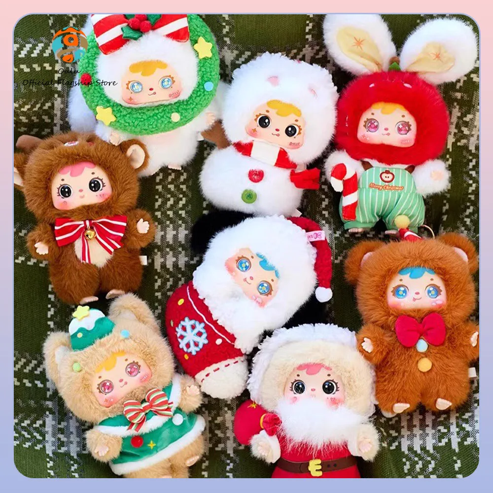 

Новая оригинальная слепая коробка Samuel Sanxiaomao, Санта-Клаус, загадочная коробка Samuel, Рождественский подарок, медведь, пряничный человечек, аниме-фигурки, игрушки