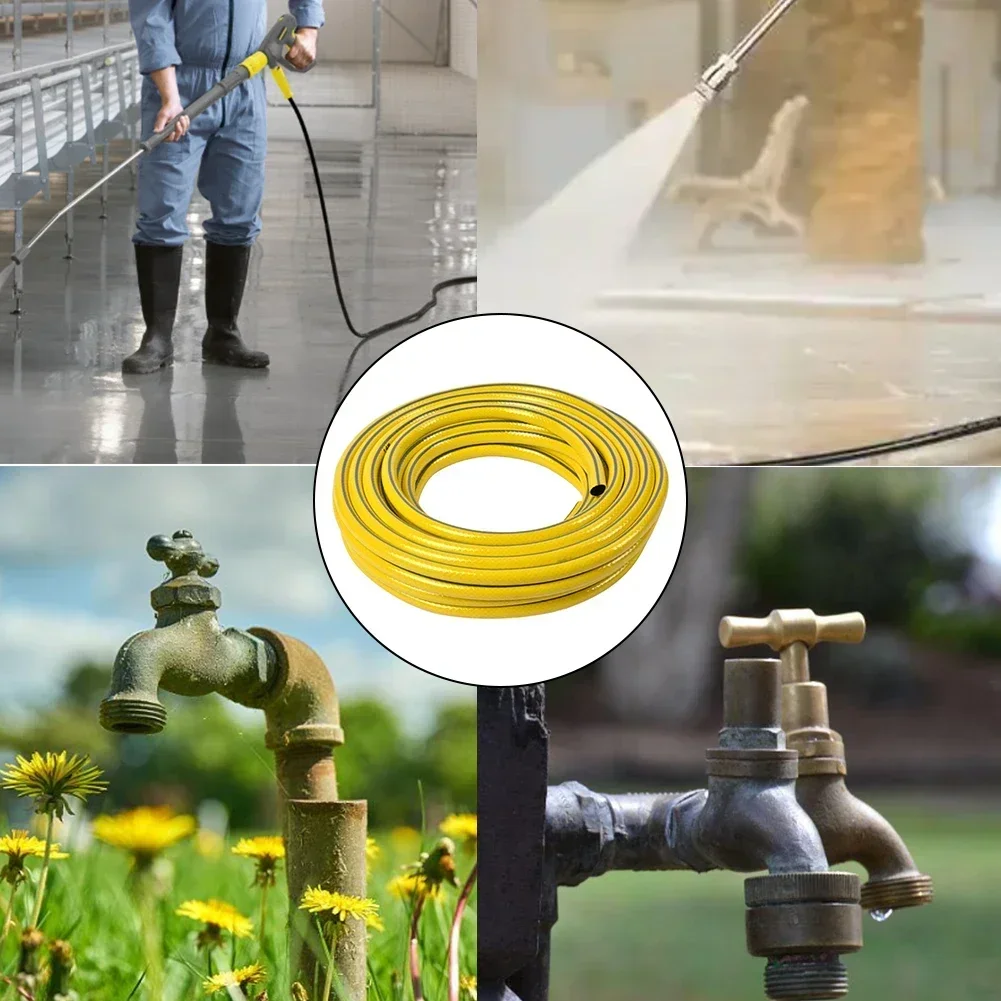 

PVC Garden Water Hose with Enhanced Durability Perfect for Gardening and Outdoor Cleaning Available in 3 Length Options