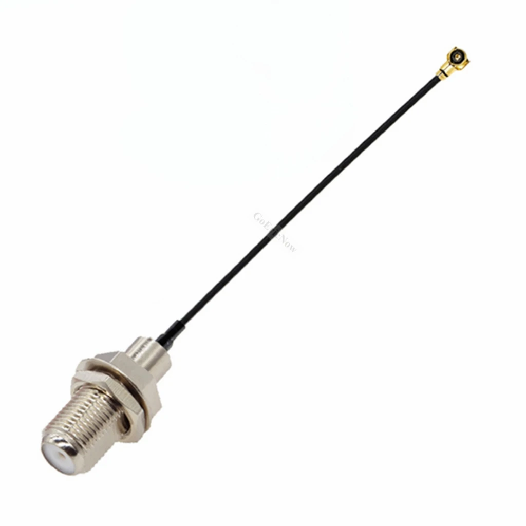 1pcs  F Female to u.FL/IPX/IPEX 4 MHF4 Female Jack Pigtail 0.81mm RF Coaxial Cable 3G Antenna Extension Cord Wire