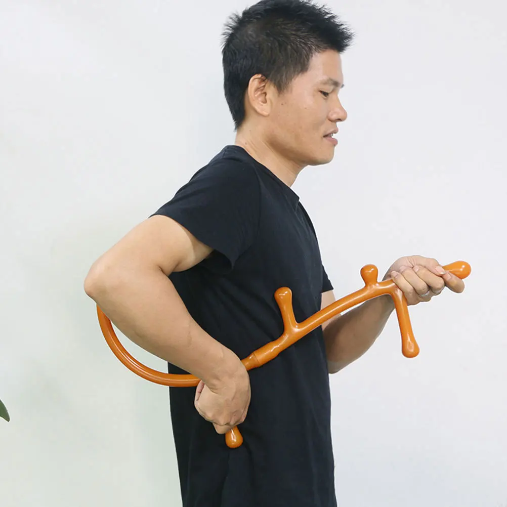 

1 pc Massage Stick Premium Pp Material Ergonomic Design Full Body Acupressure Therapy Muscle Pain Relief Back Massager