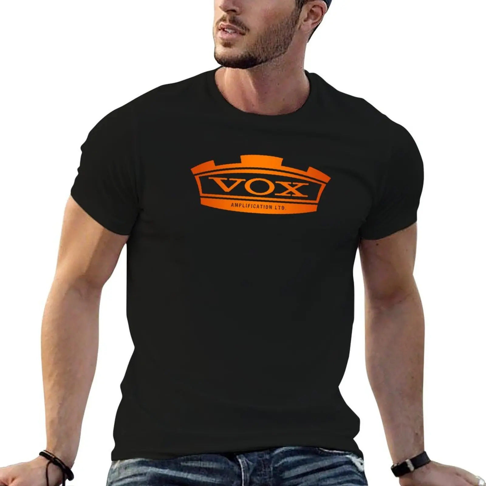 VOX Amplification T-Shirt luxury designer shirts graphic tee Men's clothing