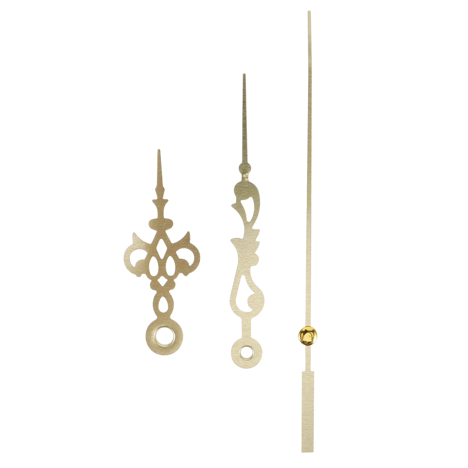 Wear-resistant Clock Parts Hands Kit Wall Pointer Accessories Golden Metal Delicate
