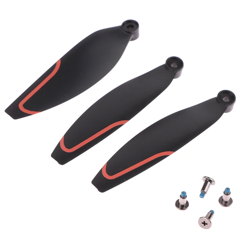 1 Set Plastic S1S LF632 LS-S1S Mini Drone Original Propellers Spare Parts S1S Paddles Drone Replacement Accessories Black