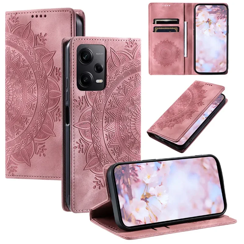 Magnetic Flip Leather Case For XiaoMi RedMi Note 13 12S 12 11 10 Pro Plus 5G 13C 12C 10C 14C 9T 9C 11A  Wallet Card Phone Cover image 6