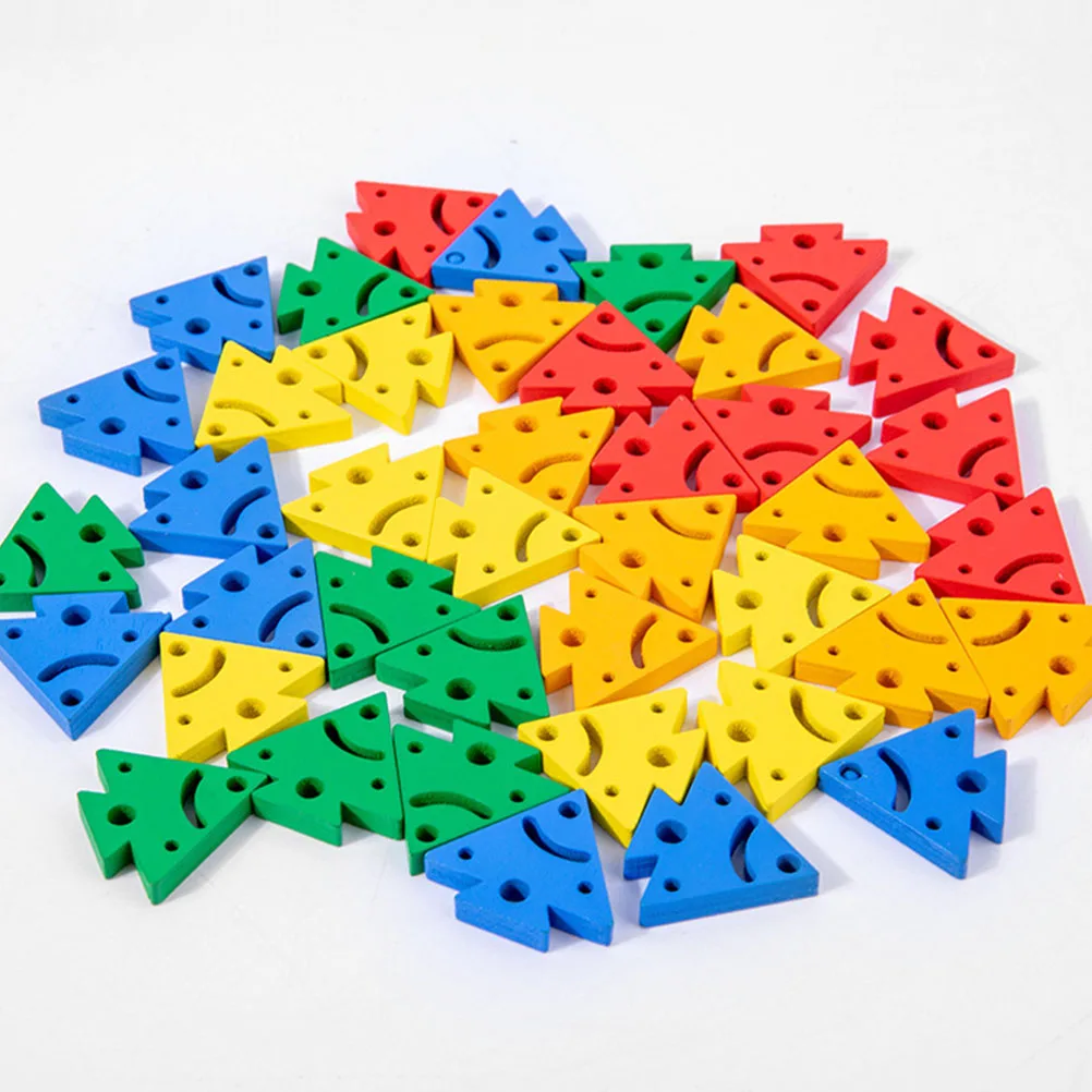 Farberkennungsspielzeug, interaktives Spiel, Kinder lernen kognitives Puzzle aus Holz