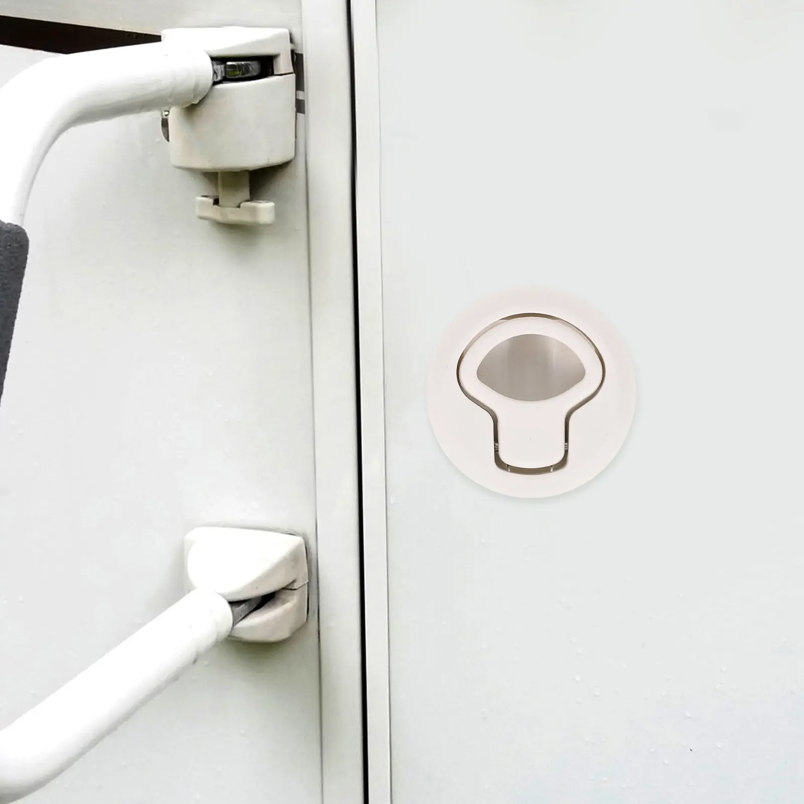 

Boat Slam Latch Round Marine Boat Latch Sturdy Handle for Rv Door Hatch Marine Hatch Pull Cabinet Hardware