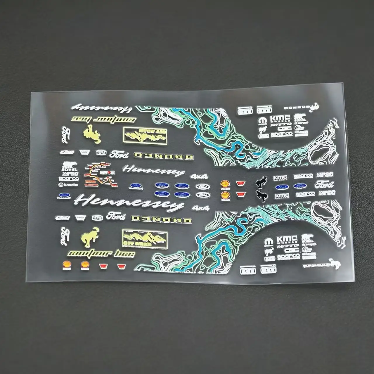 UV Coloful /RHINO Style Decal Sticker For SCX30 Bronco Car