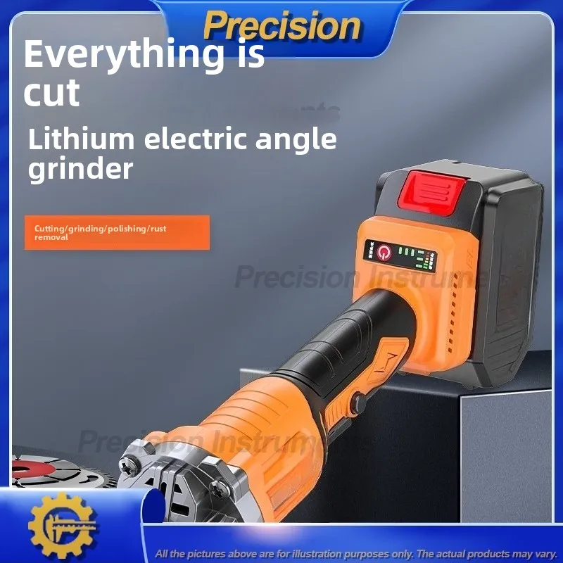 

2026 Cordless Electric Angle Grinder Brushless Lithium Battery Powered Rotary Tool for Cutting Polishing and Grinding