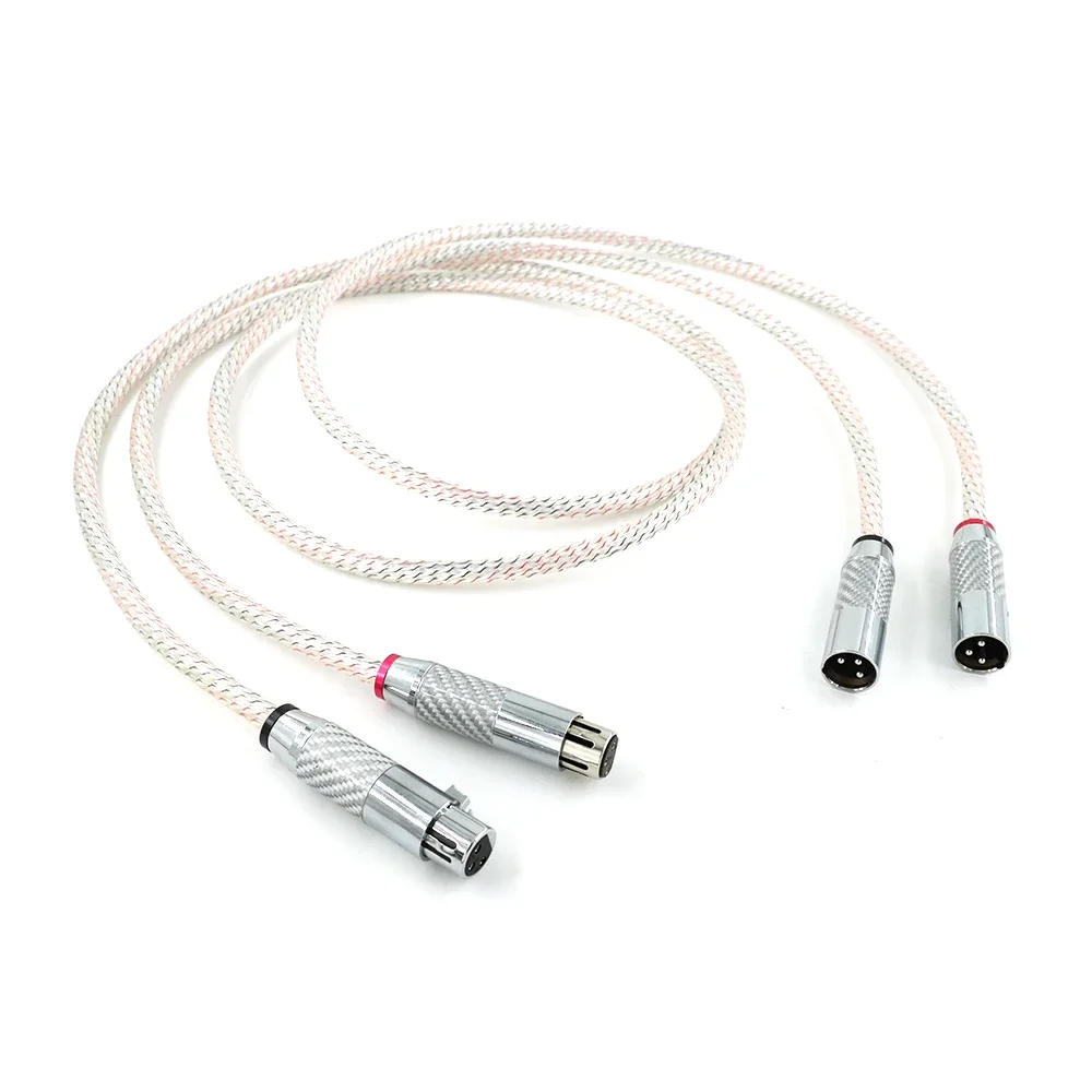 Valhalla OIDN Series XLR Balanced Interconnect Cable With Carbon Fiber XLR Plug Male to Female Audio Balanced Cord Cable