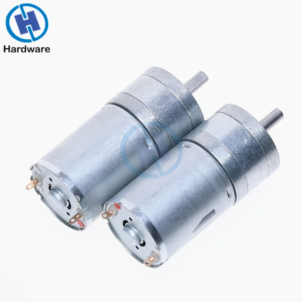 1 قطعة 12RPM إلى 1360RPM محرك معشق GA25-370 موتور تيار مباشر 6V 12V 24V عالية عزم دوران محرك عدة كهربائي