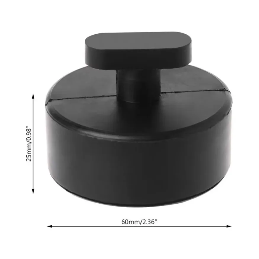 Jacking Lift Pad Round Solid Rubber Durable Jacking  Lift Pad Protective Cushion fit for Chevrolet Corvette C5 C6 C7 GS 1x