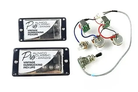 

Стандартные классические звукосниматели Alnico Bucker PRO Humbucker с комплектом двух/пульных жгутов проводов 2в2 т