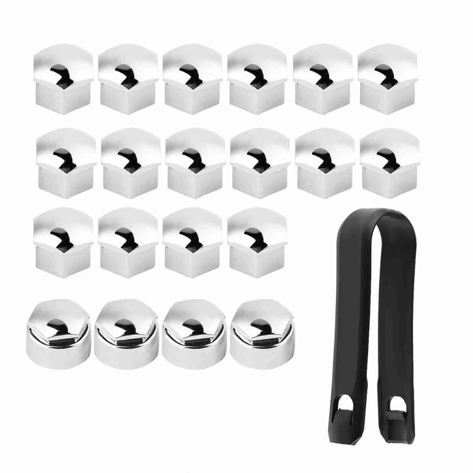 20pcs 17mm Nut Car Wheel Auto Hub Screw Cover Wheel Nut Anti-theft Cover Cap for car Accessories tuercas para llanta