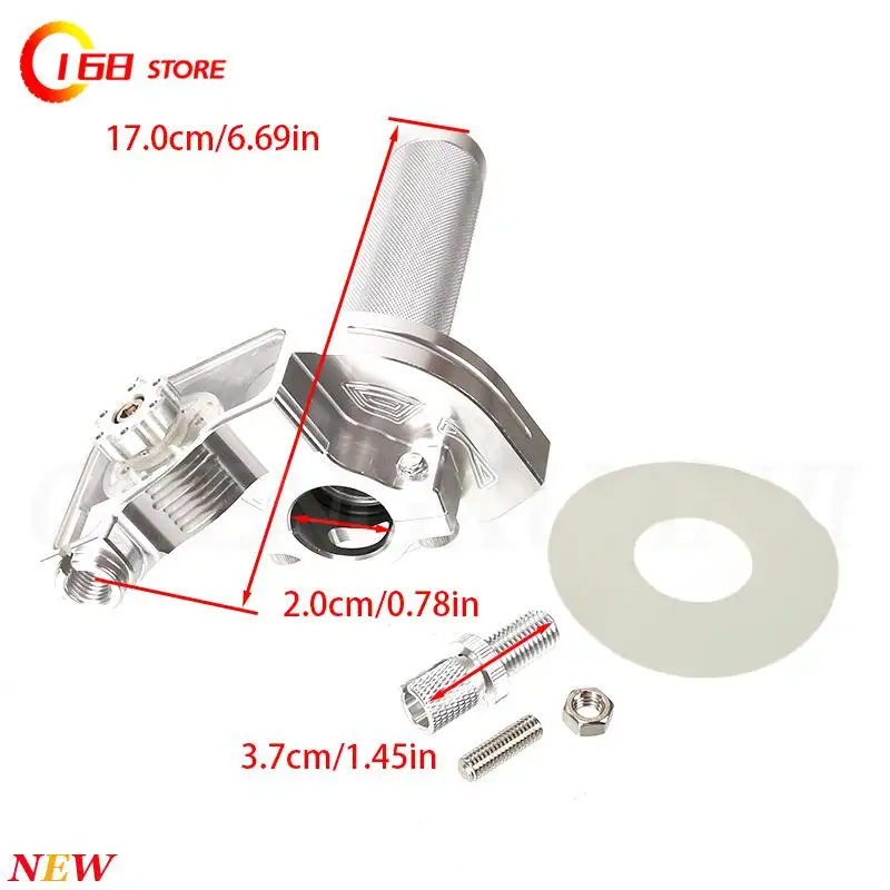 

Hot sale NEW 22mm Universal CNC Aluminum Accelerator Throttle Twist Grips Handlebars For Motorcycle Moped Scooter Bike M10*1.5
