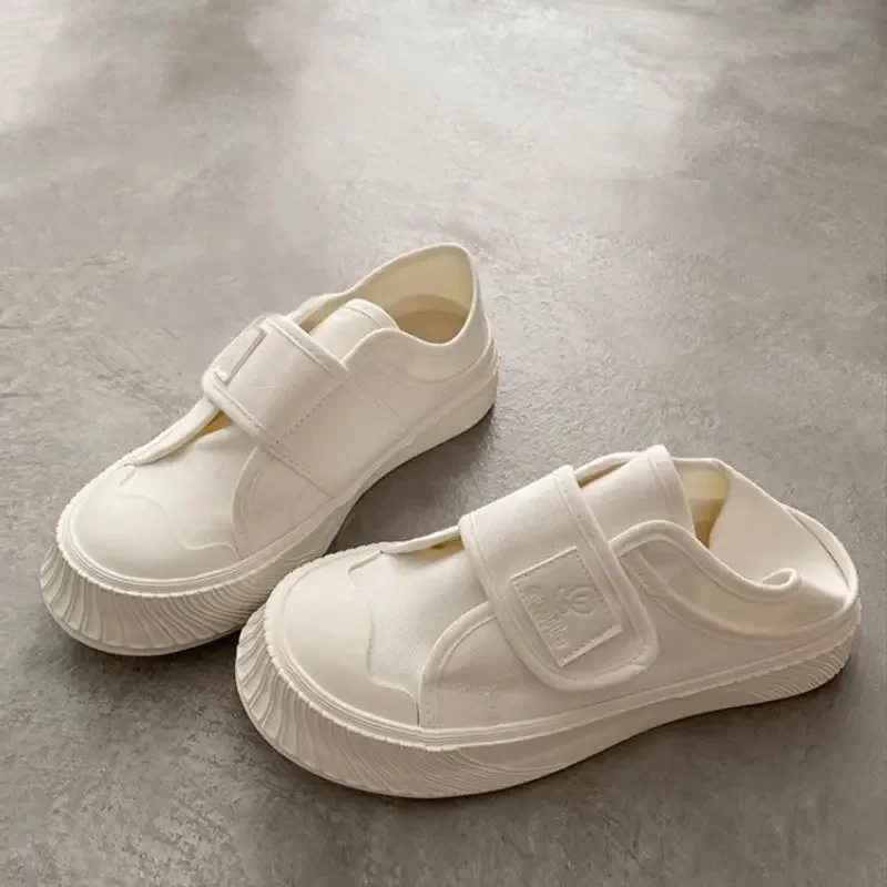 

Summer Canvas Shoes for Women Korean Stylish New In Deals Trends 2025 High Quality Original Offers Cheap Woman Footwear On Sale