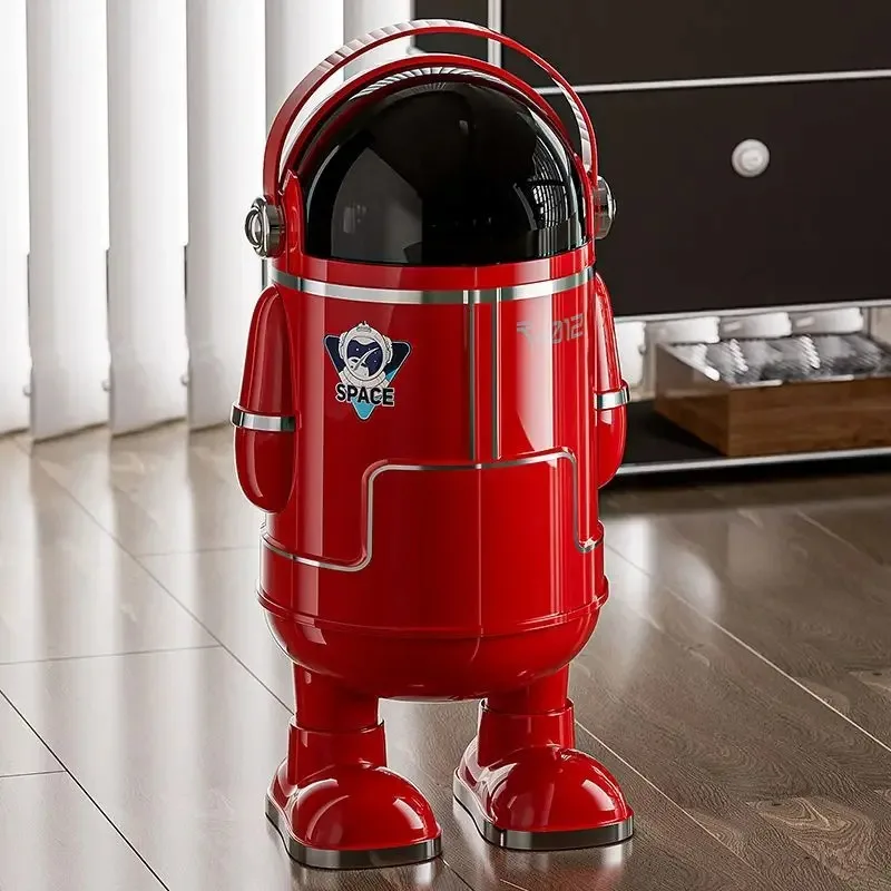 Plastic Waste Bins Large Capacity Kitchen Trash Cans Bedroom Toilet Wastebasket Water-proof Household Cleaning Accessories