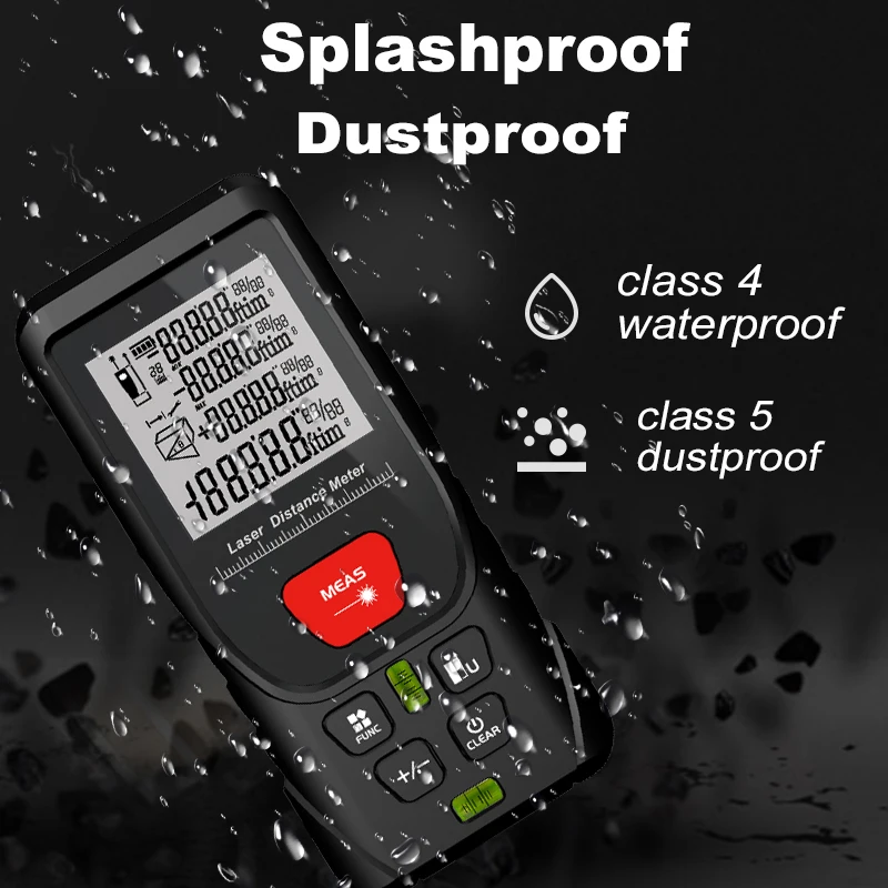 Laser Distance Meter 50M/100M/120M/150M/200M Digital Tape Measure Precision Rangefinder With Distance/area/volume - Image 3