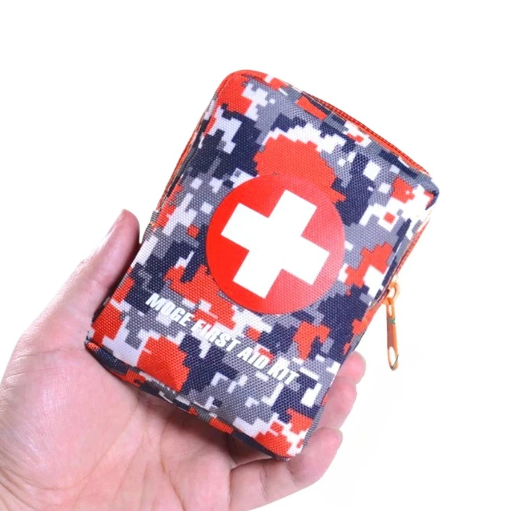 Survival EDC Pouch MOLLE Compatible Tactical Gear Storage for Camping Hiking Car Travel Portable First Aid Kit with Waist Clip