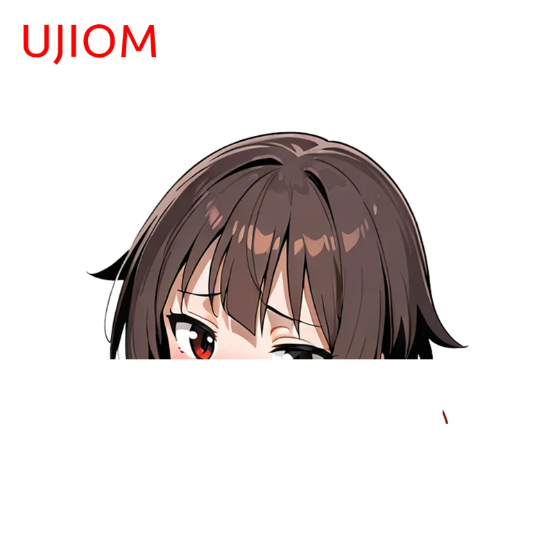 UJIOM Unique Megumin Wall Sticker Fashion Sunscreen Scratch-Proof Game Room PVC Decal Trendy Computer Host Decoration Chambre