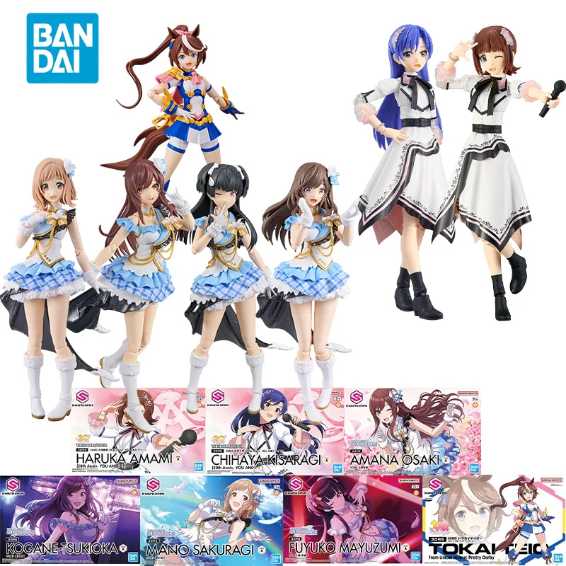 

Spot Direct Bandai оригинальная аниме 30MS модель связи ролевой набор HARUKA AMAMI CHIHAYA KISARAGI фигурку игрушки для детей подарок