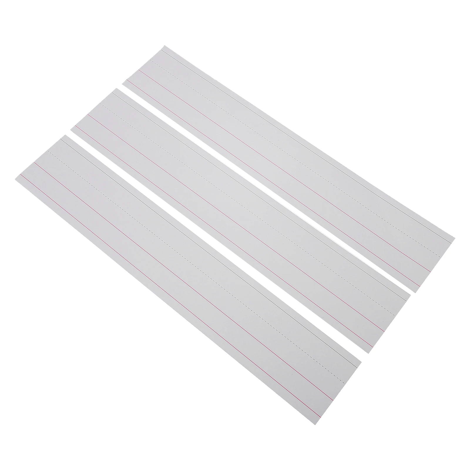 50 Pcs Teaching Cards Dry Erase Sentence Strips Lined Paper School Accessories Classroom School Accessories Learning