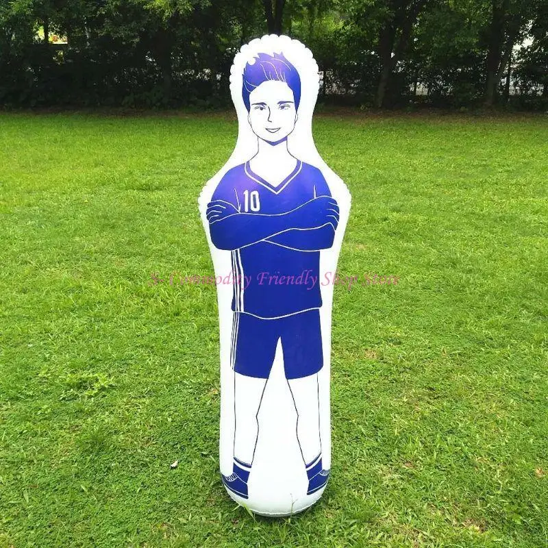 85ae inflável treinamento futebol goleiro ar recheado tumbler brinquedo futebol esportes treinamento adereços manequim menino