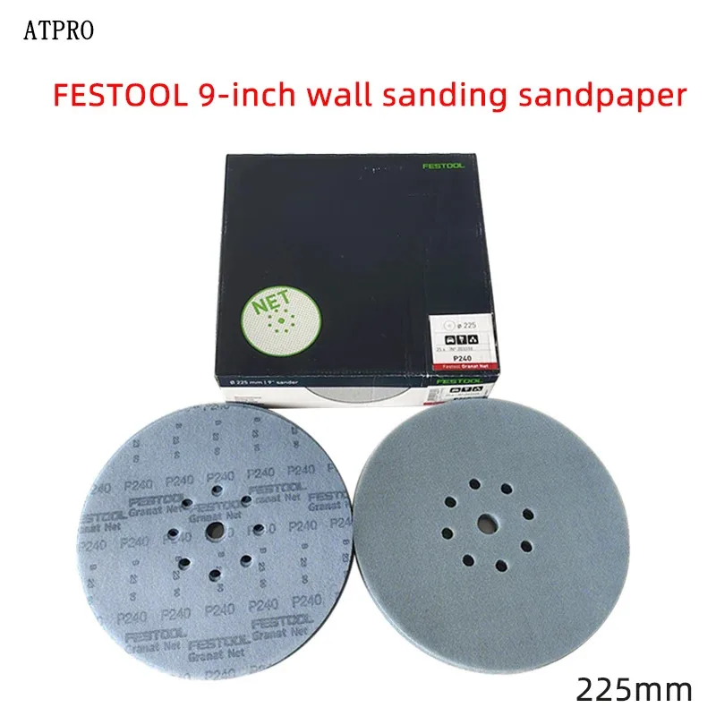 

Festool 9-inch 240 Grit Mesh Sandpaper for Wall and Paint Surface Sanding.