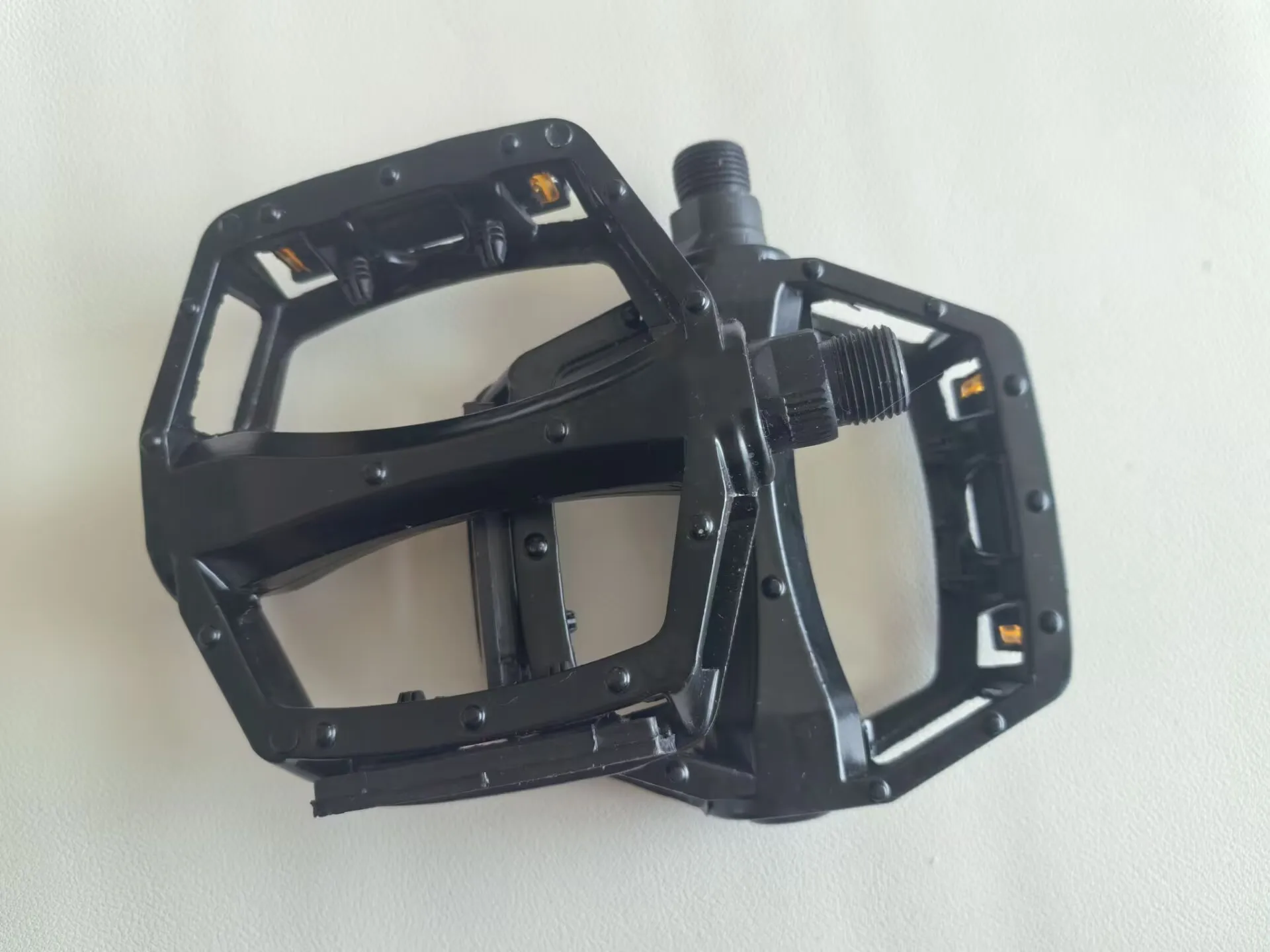 Aluminum Alloy Folding Pedal Grips Plastic Antiskid Wear for Ouxi Gt2000 Electric Bicycle Chain Wheel Crankset Crank Accessories