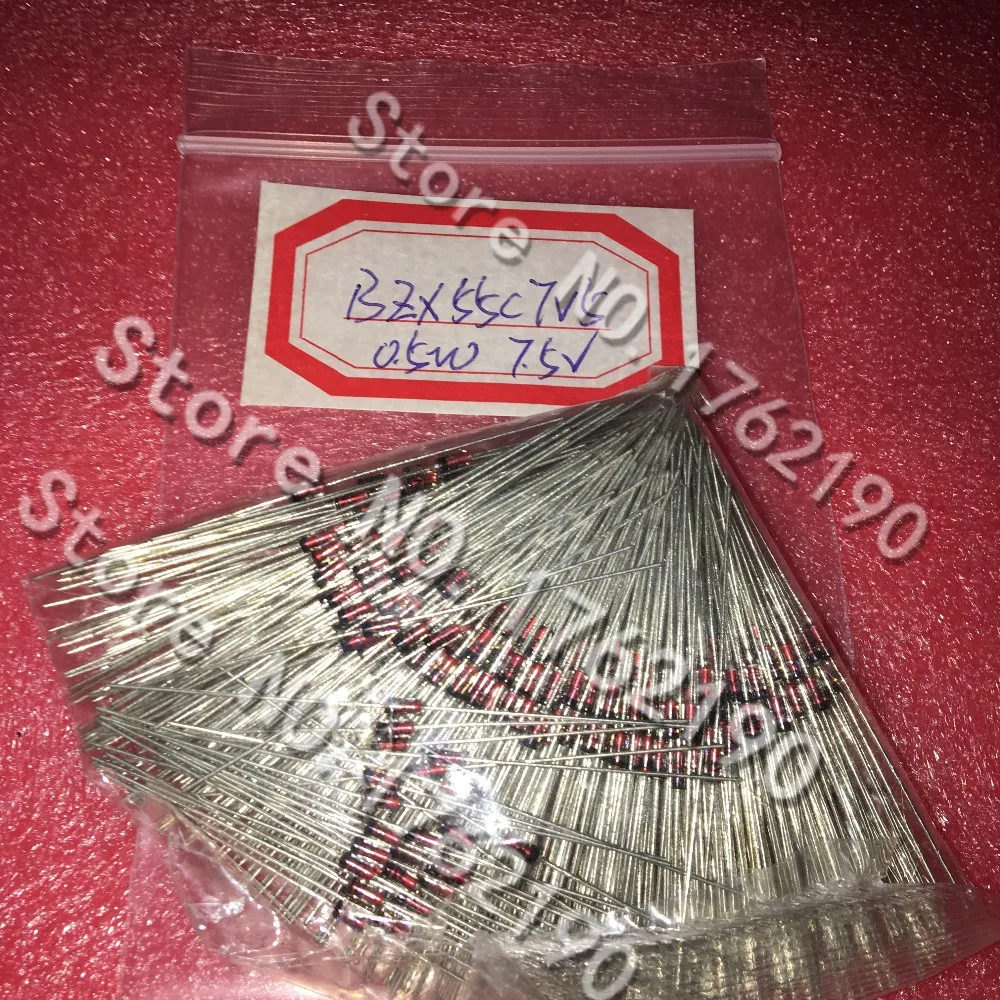 500PCS/LOT BZX55C7V…