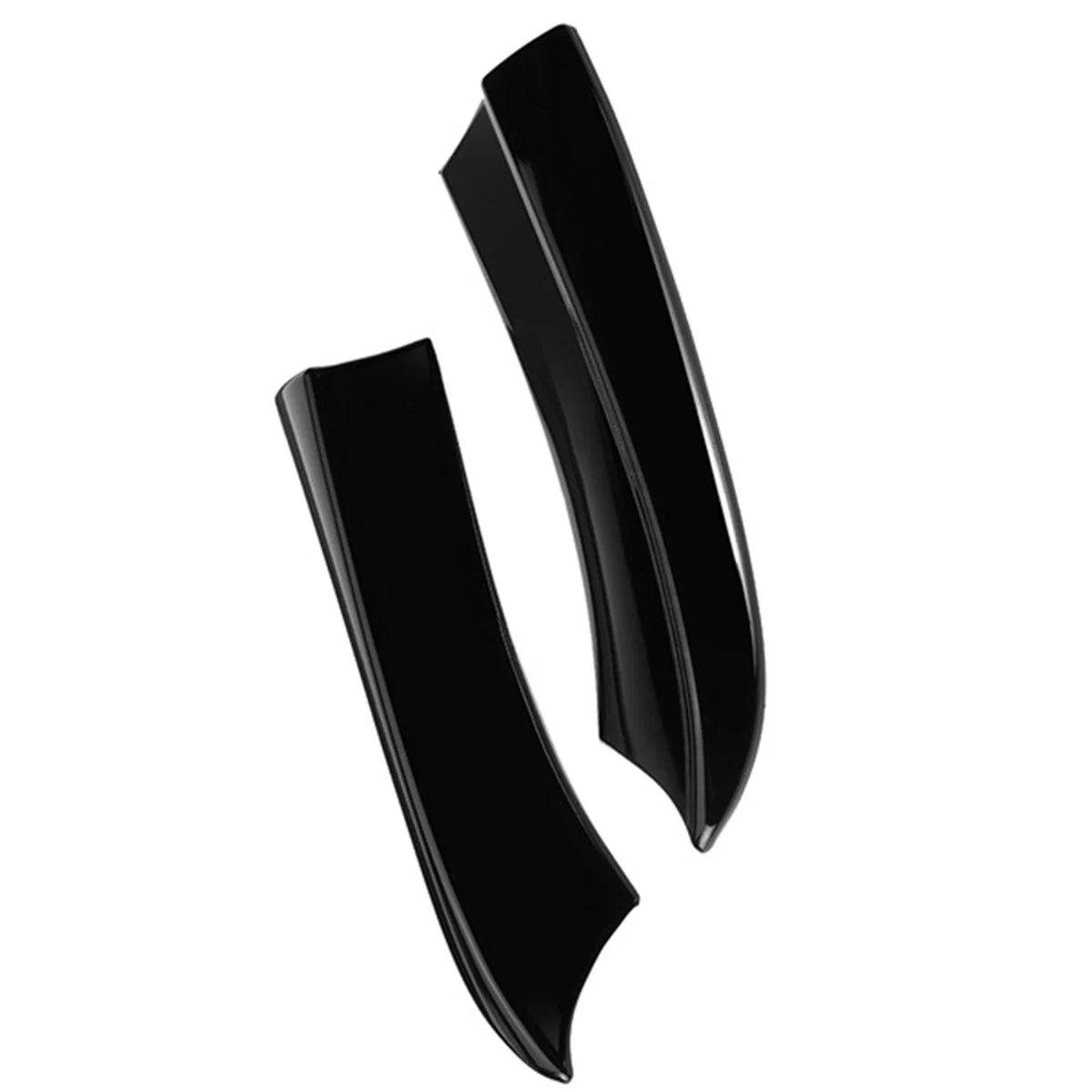 For Dodge Charger SRT RT SXT 2015-2023 Rear Spats Bumper Lip Splitter Diffuser Canard Spoiler Bright Black