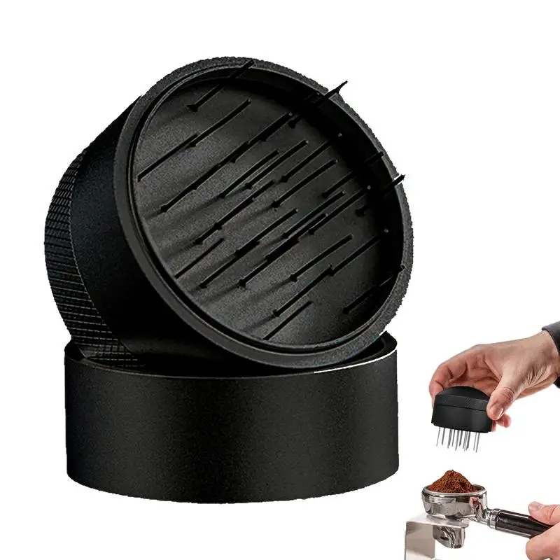 

Espresso Needle Distributor Adjustable Metal Espresso Needle Distributor Espresso Stirrer Tool Portable Coffee Needle